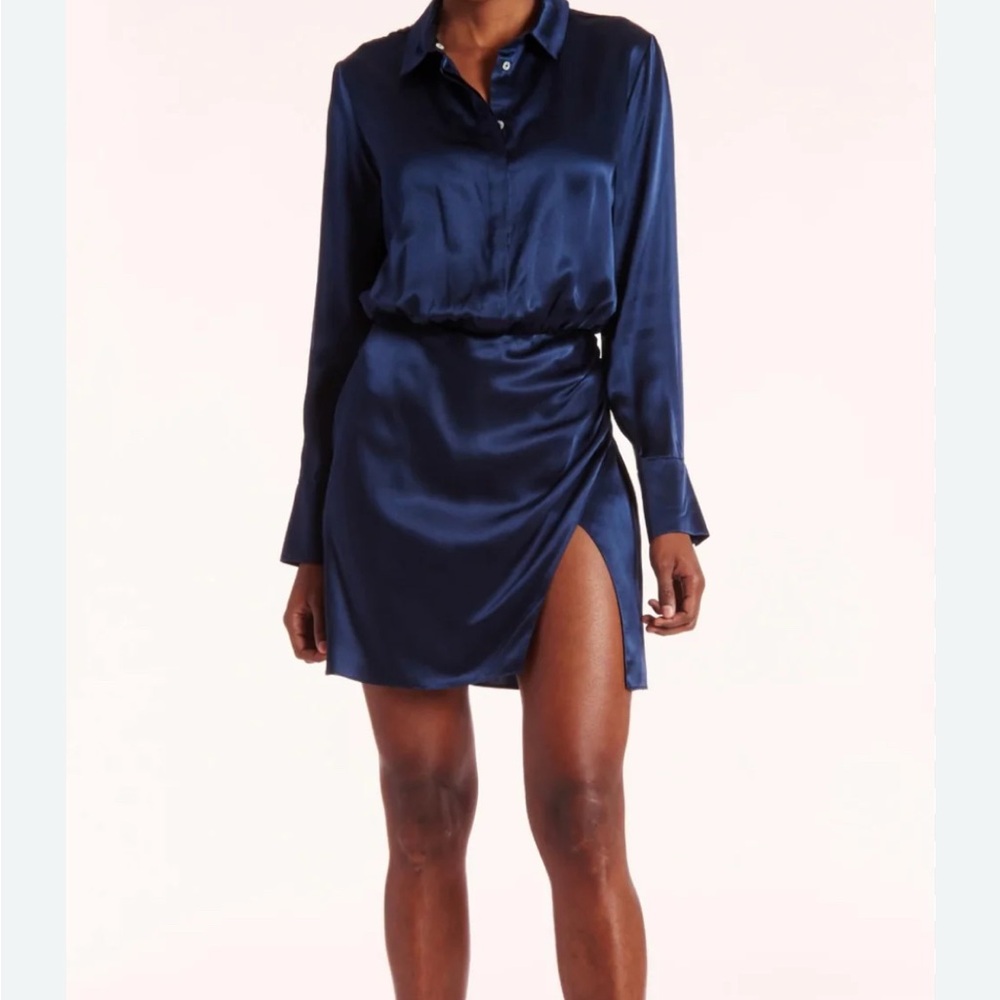NWT Amanda Uprichard Shelton dress 100% silk size Small